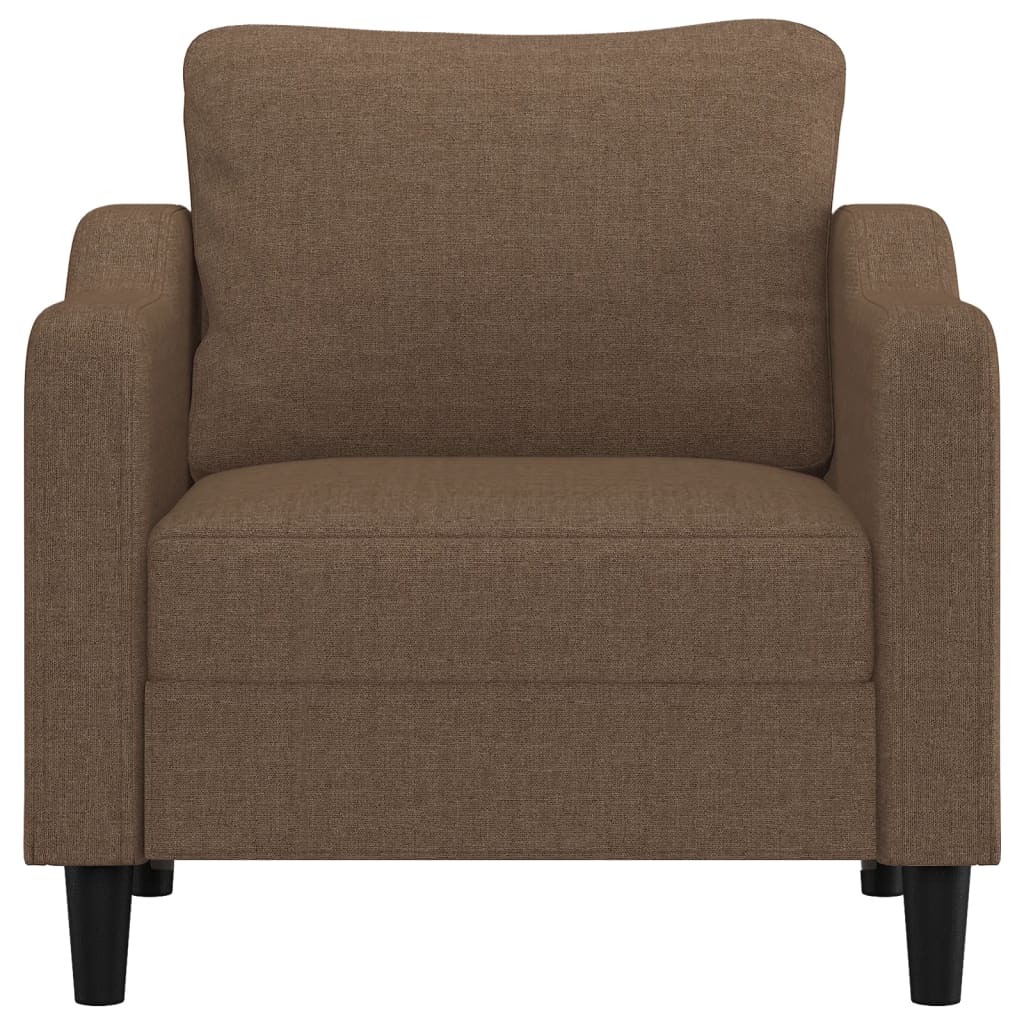 Poltrona 60 cm tecido castanho