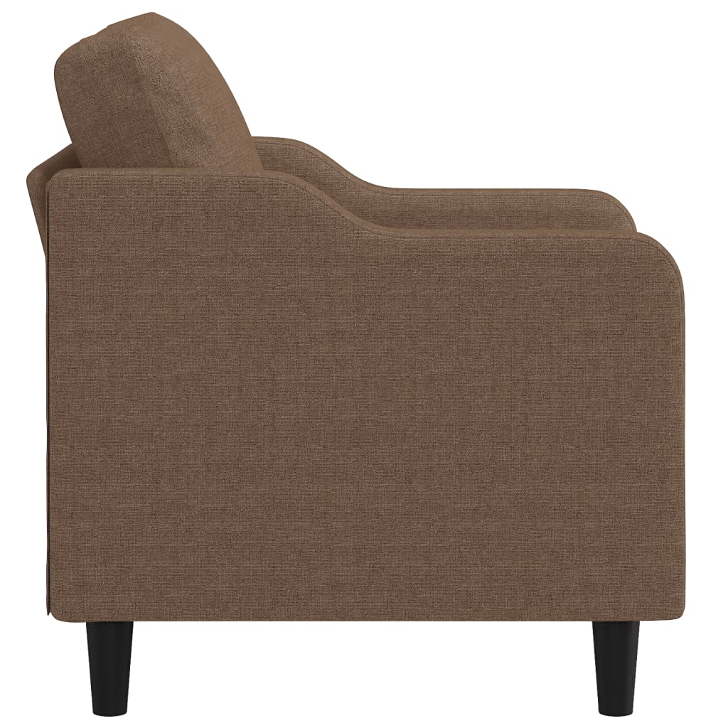 Poltrona 60 cm tecido castanho
