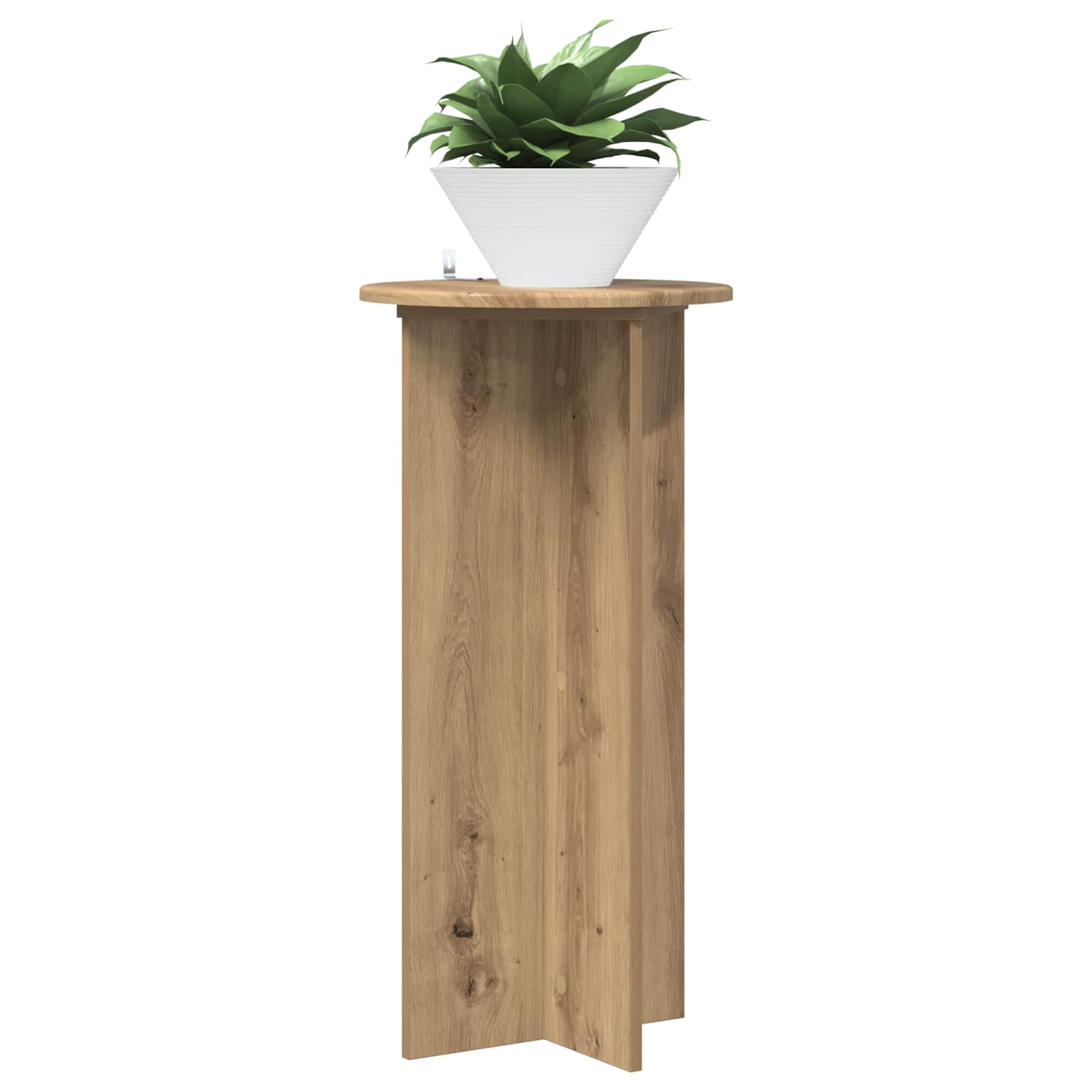 Suporte para plantas 2 unid. carvalho arttisan 40 x 40 x 80 cm