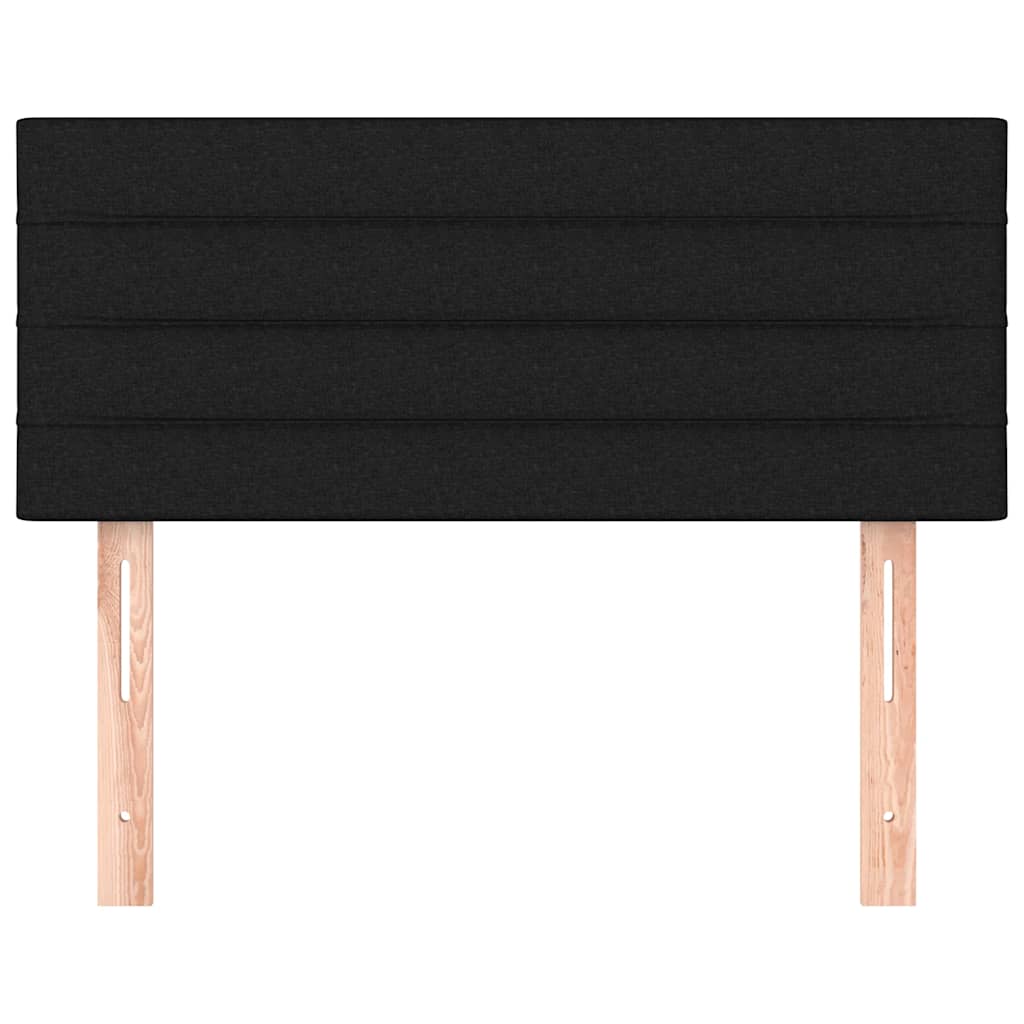 Cabeceira de cama tecido 100x5x78/88 cm preto