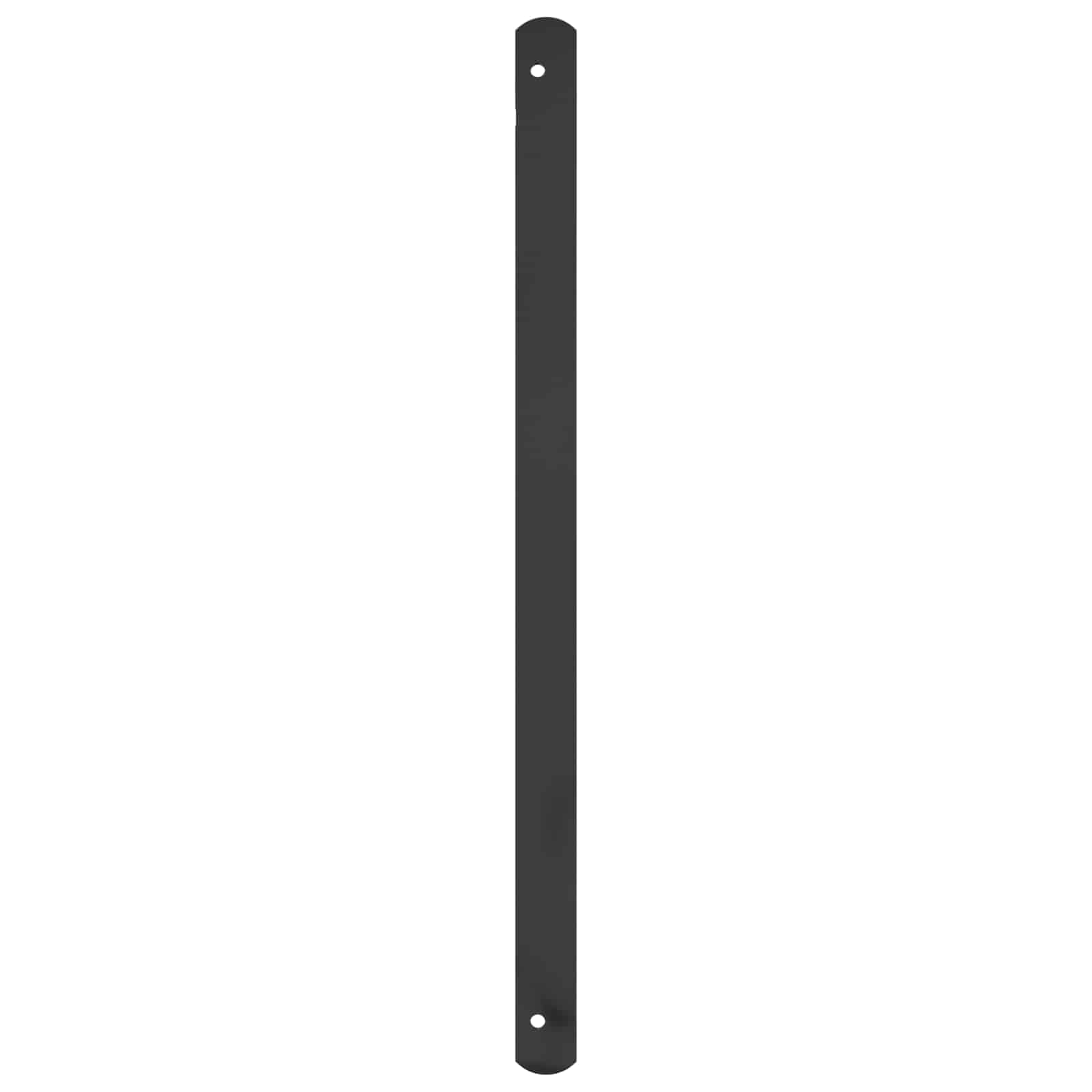 Grelha de janela 175 x 60 cm aço revestido a pó preto