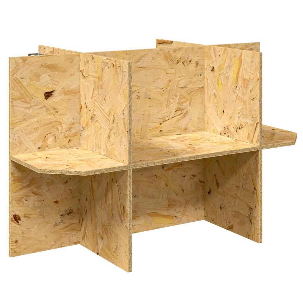 Base de terrário castanho 80 x 50 x 50 cm osb