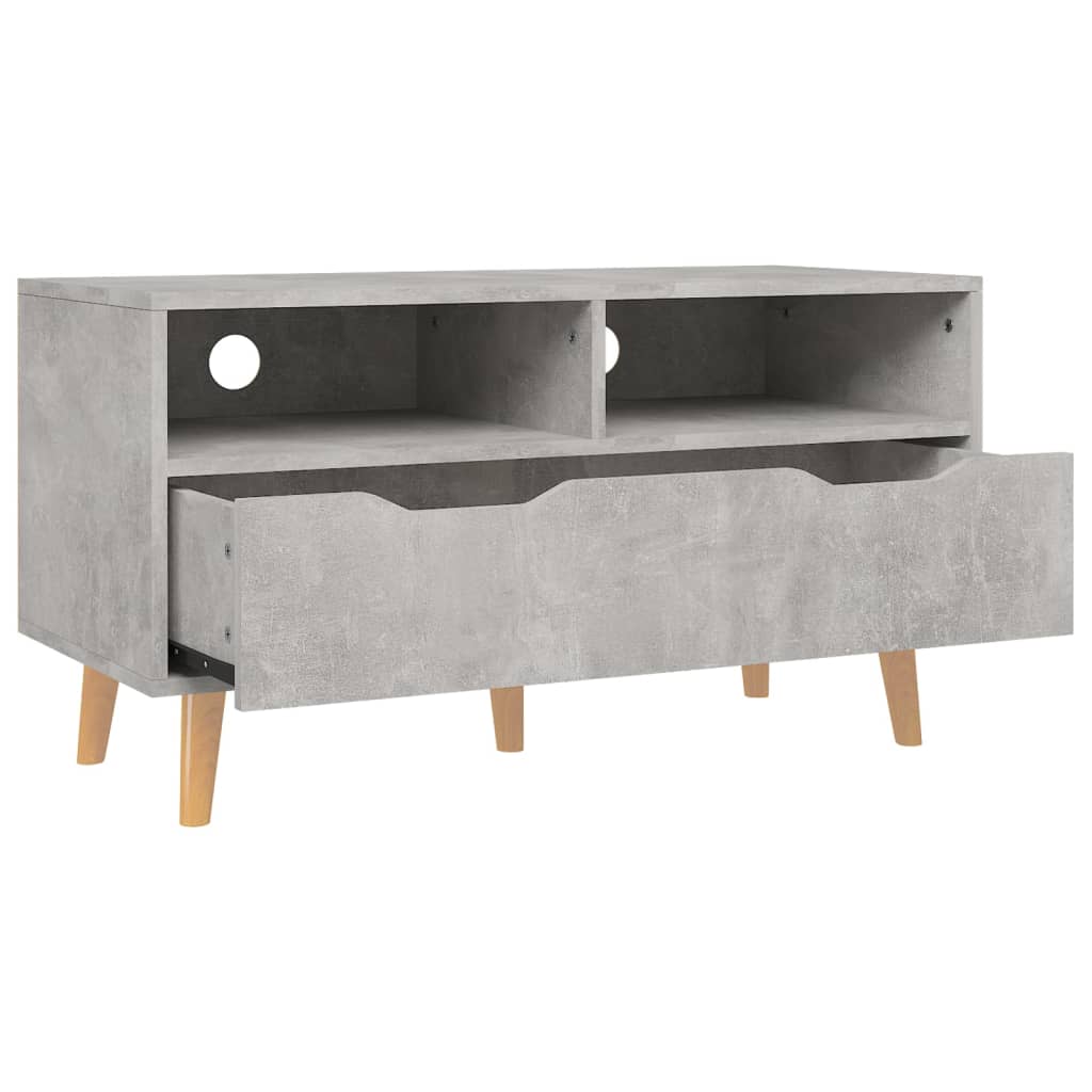 Móvel de TV 90x40x48,5 cm derivados de madeira cinza sonoma