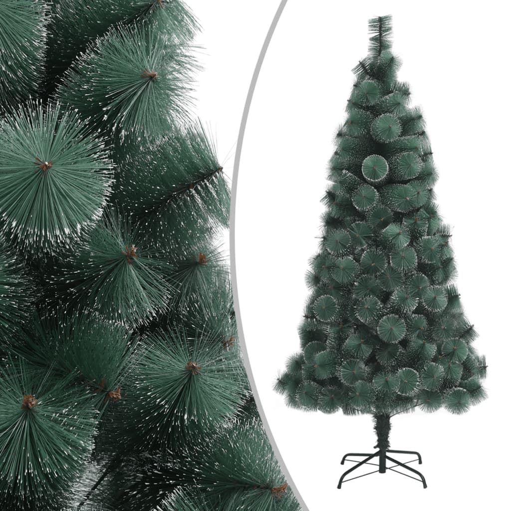 Árvore de natal artificial com suporte 180 cm PET verde