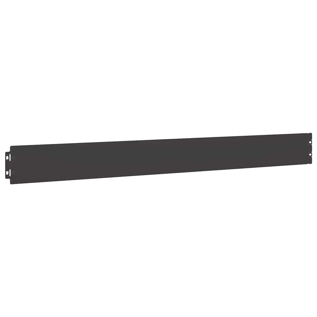 Orlas de relvado 10 pcs preto 10x103 cm aço laminado a frio