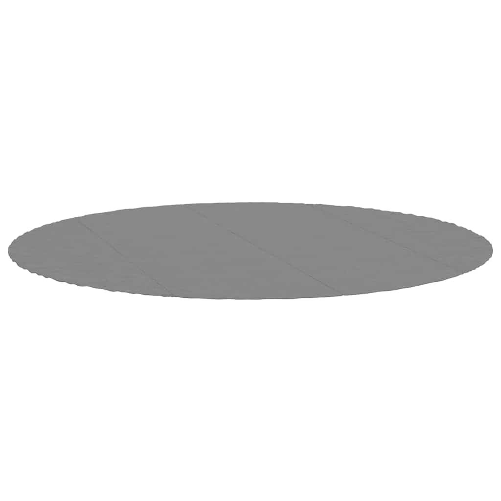 Pano para chão de piscinas ø458 cm poliéster geotêxtil cinza