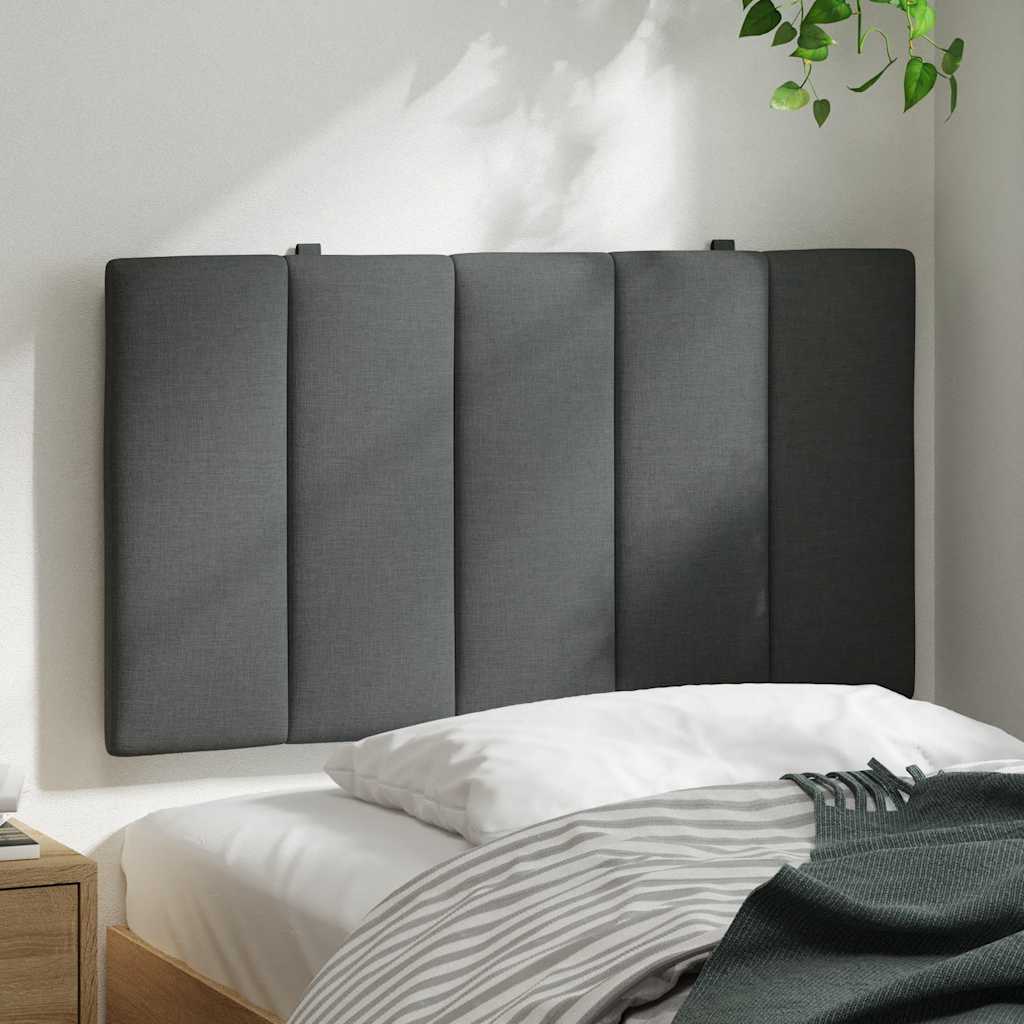 Almofadão de cabeceira hanko 90 cm tecido cinzento-escuro