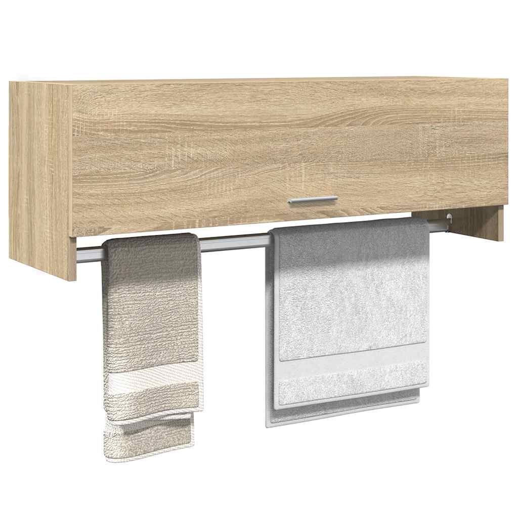 Roupeiro 100x32,5x35 cm derivados de madeira carvalho sonoma