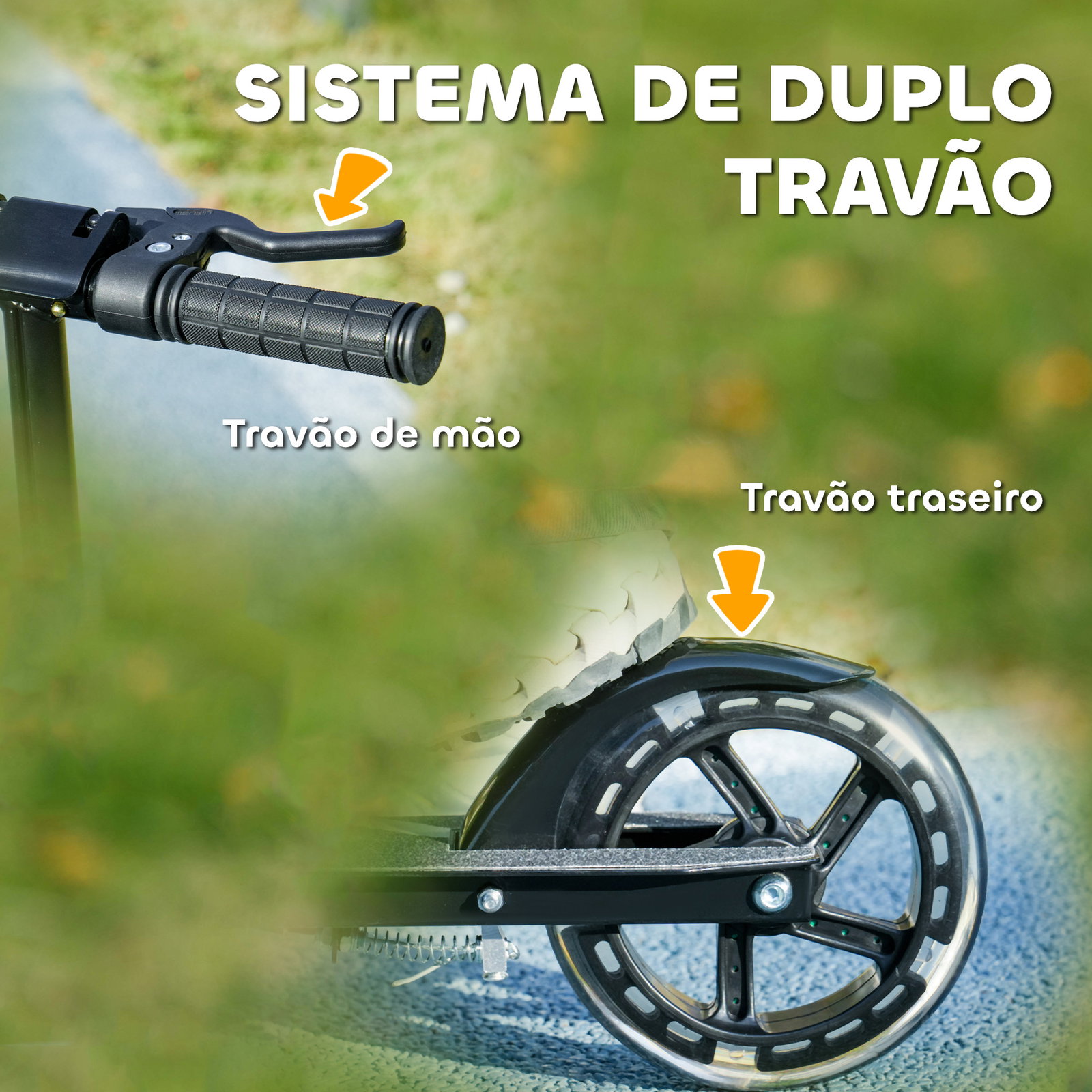Trotinete dobrável para crianças de 3-8 anos com luzes LED guiador com 4 alturas ajustáveis travão traseiro e de mão 73x36x73-89 cm preto