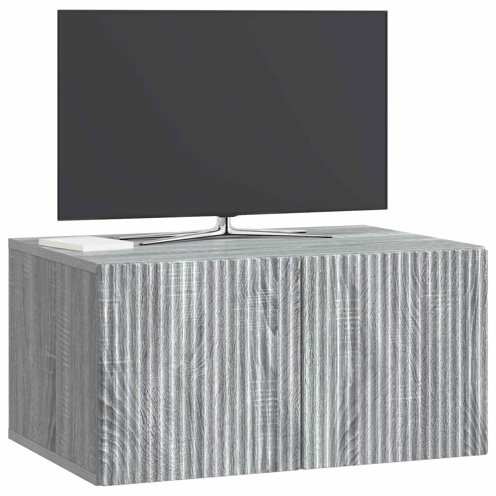 Gabinete de TV de parede sonoma cinzento 59,5 x 41 x 30 cm