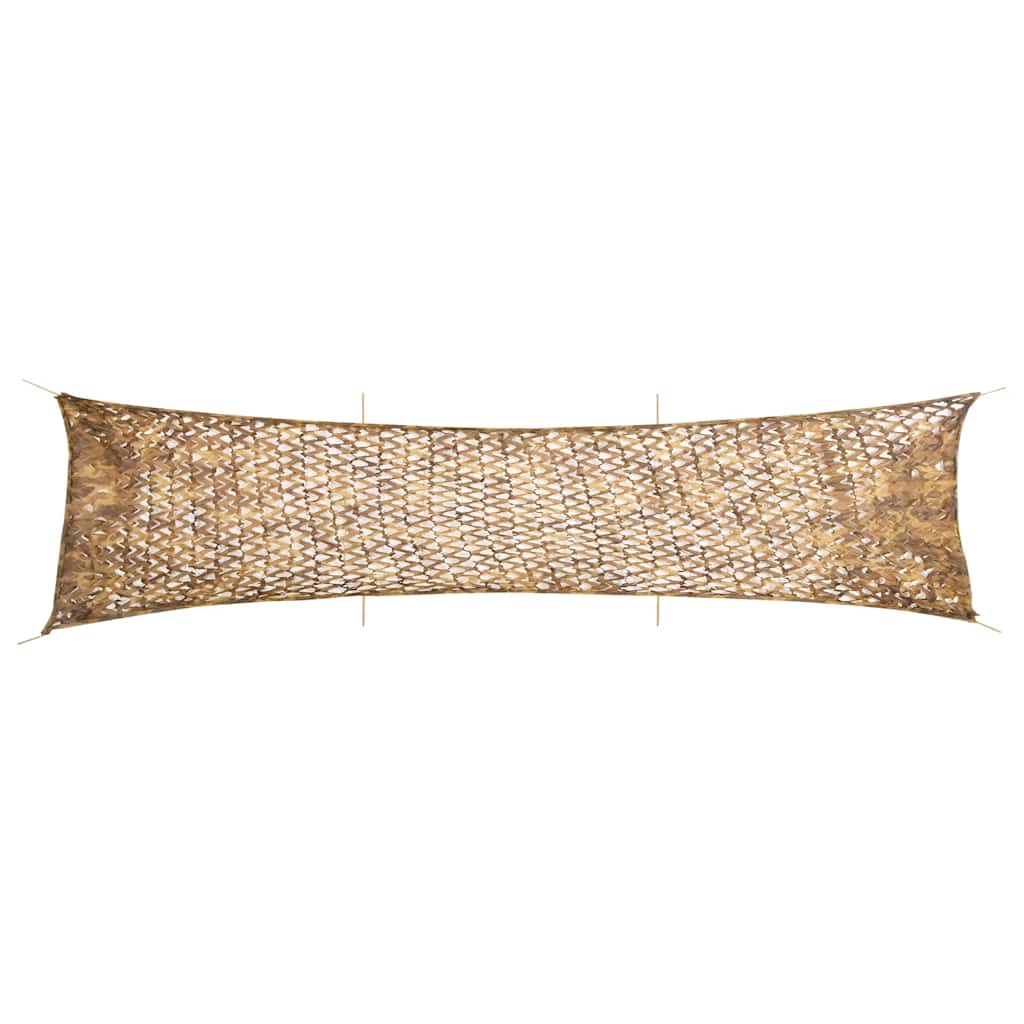Rede de camuflagem com saco de arrumação 613x138 cm areia