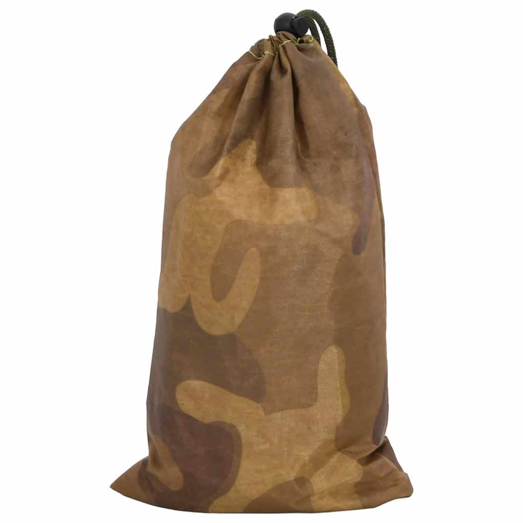 Rede de camuflagem com saco de arrumação 613x138 cm areia