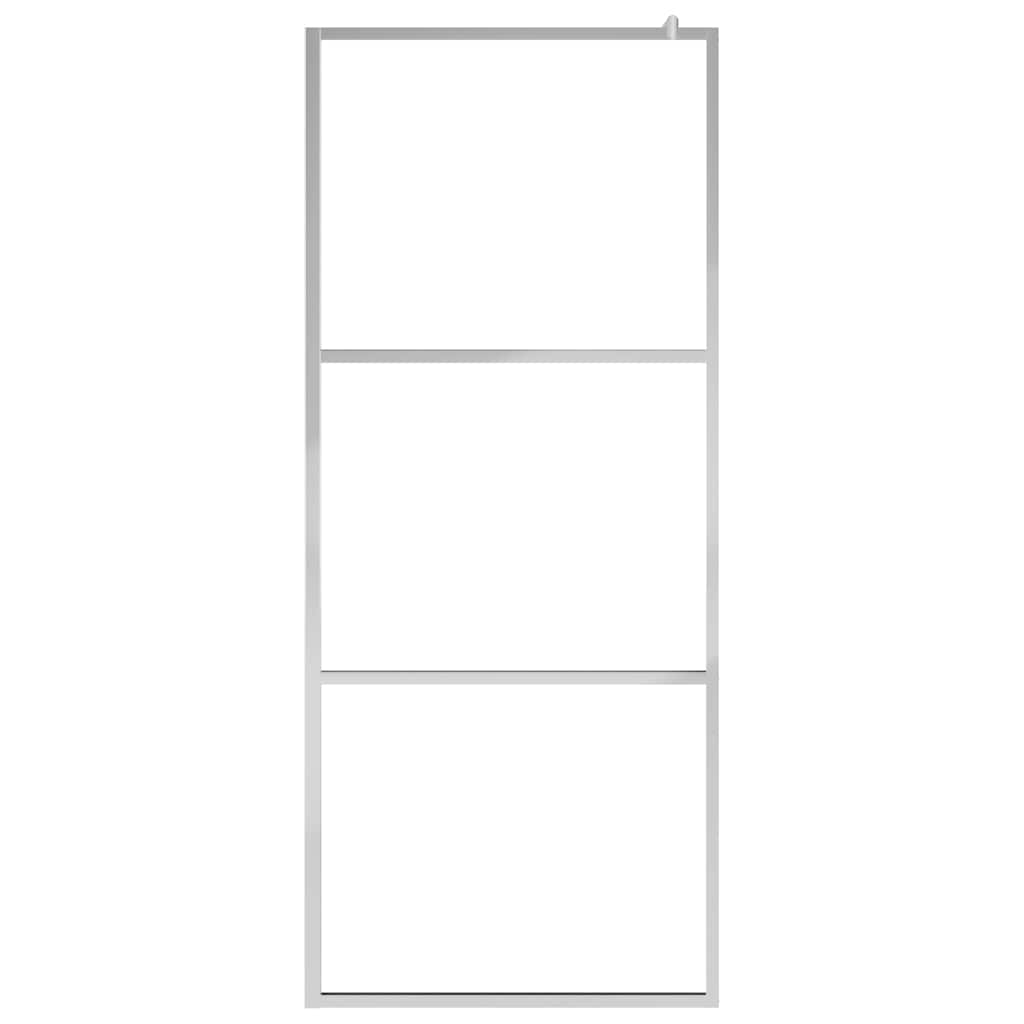 Divisória de chuveiro 115x195 cm vidro fosco esg