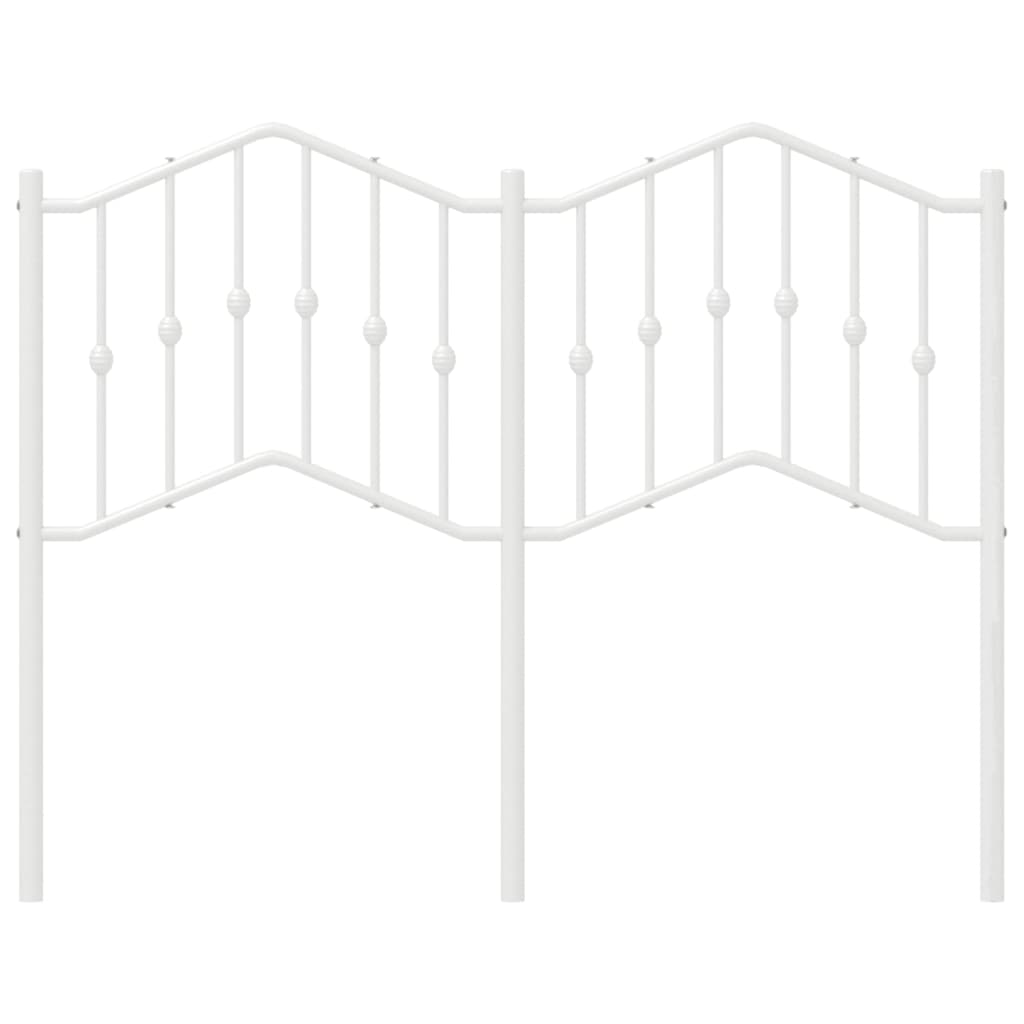 Cabeceira de substituição 120 cm metal branco