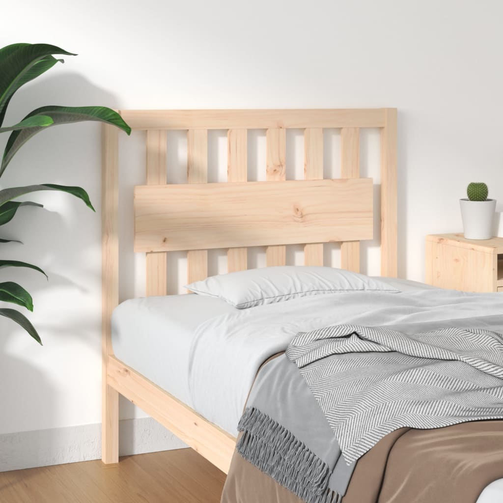 Cabeceira de cama 95,5x4x100 cm pinho maciço