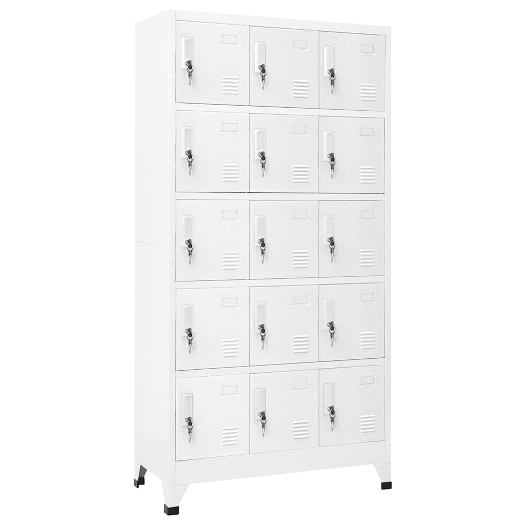 Cacifo 90x40x180 cm aço cinzento-claro