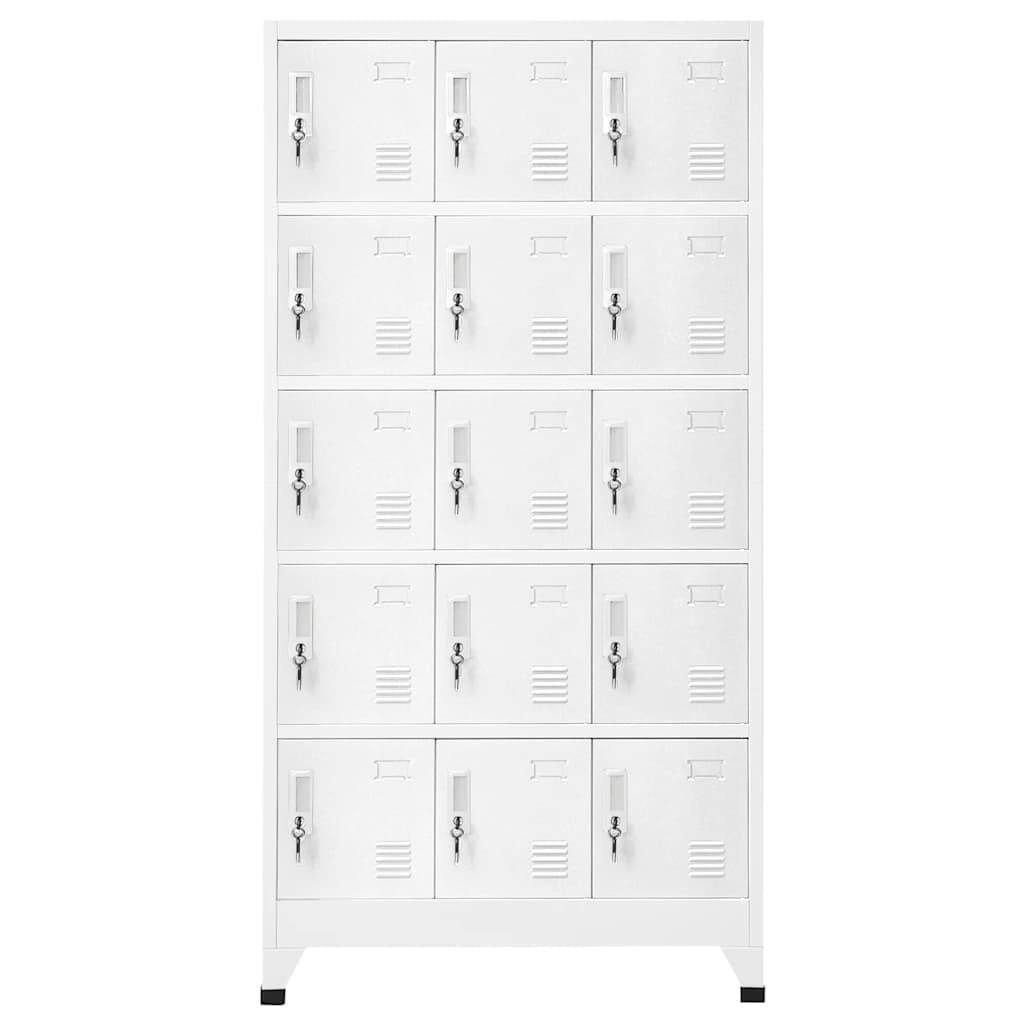 Cacifo 90x40x180 cm aço cinzento-claro