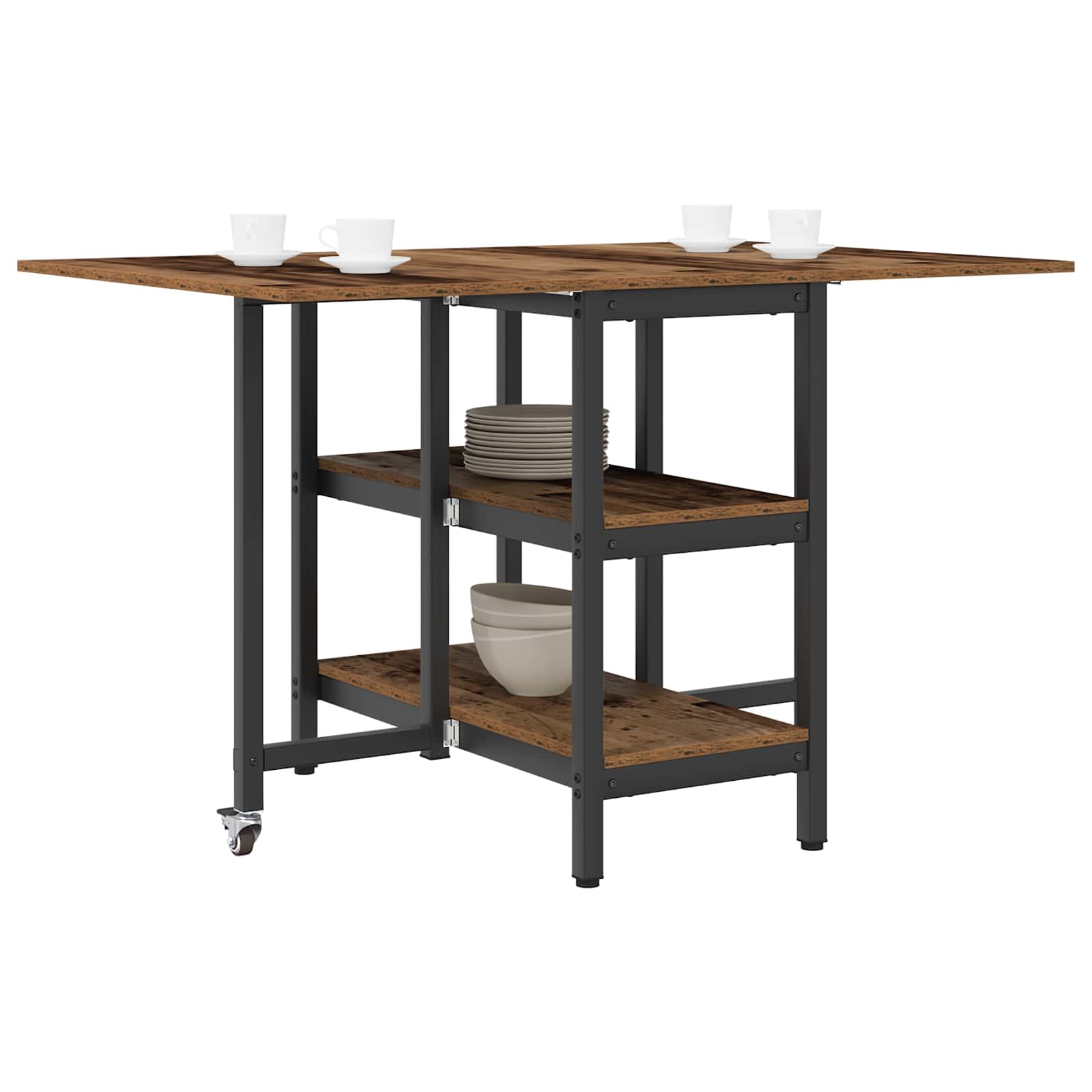 Mesa de jantar 122 x 80 x 76,5 cm derivados de madeira