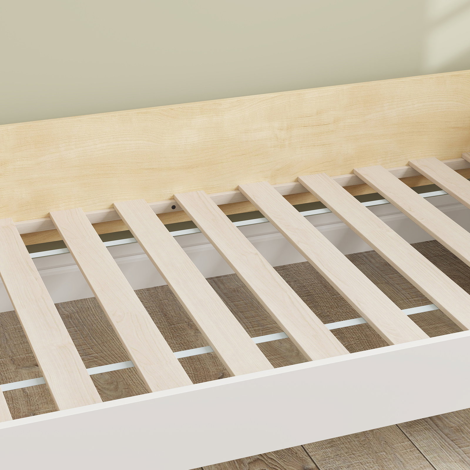 Cama para crianças acima de 3 anos 143,5x74x40 cm cama de madeira para crianças carga 80 kg para dormitório branco e madeira