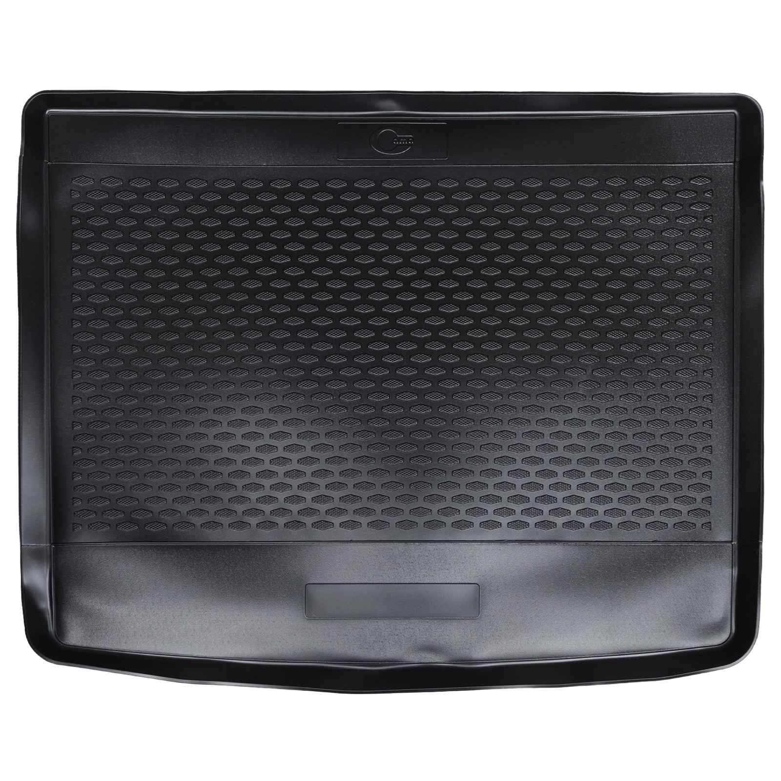Tapete de porta-malas preto borracha