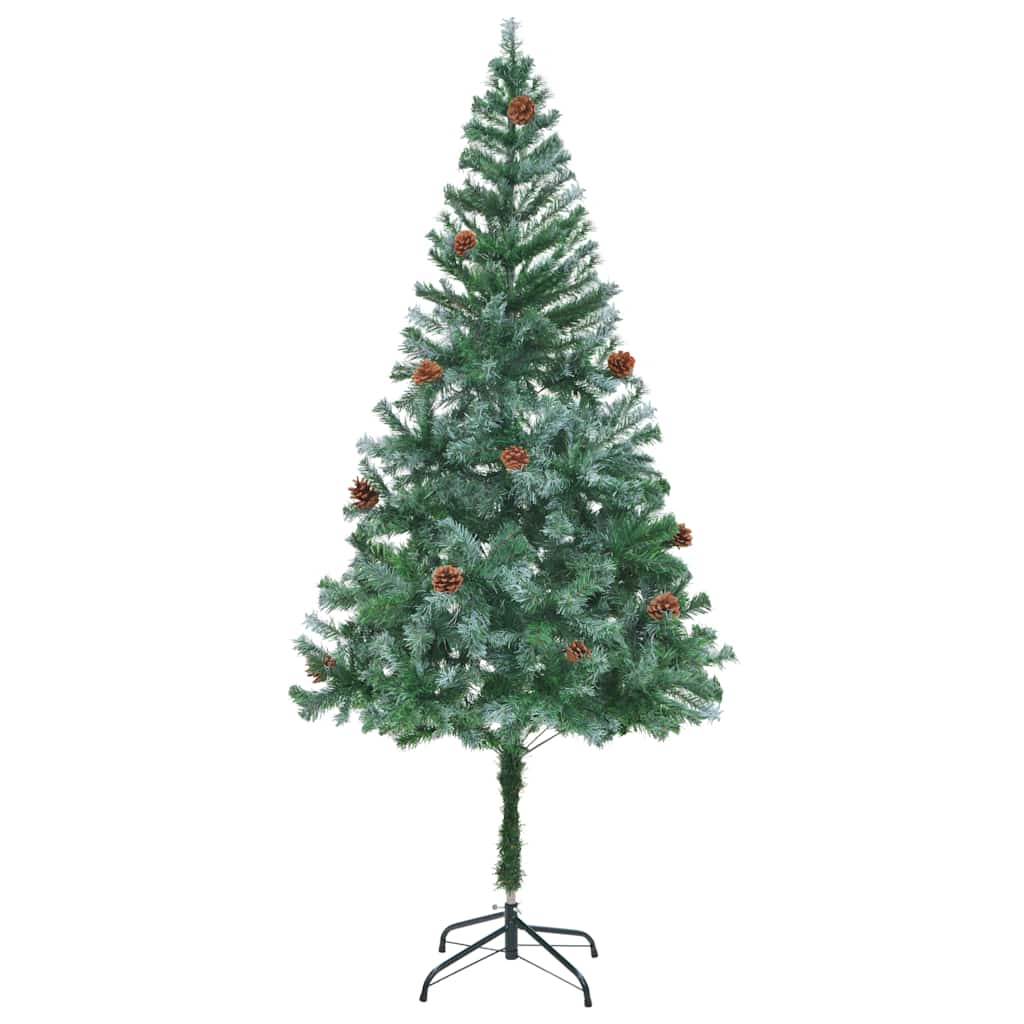 Árvore de natal artificial com pinhas 180 cm