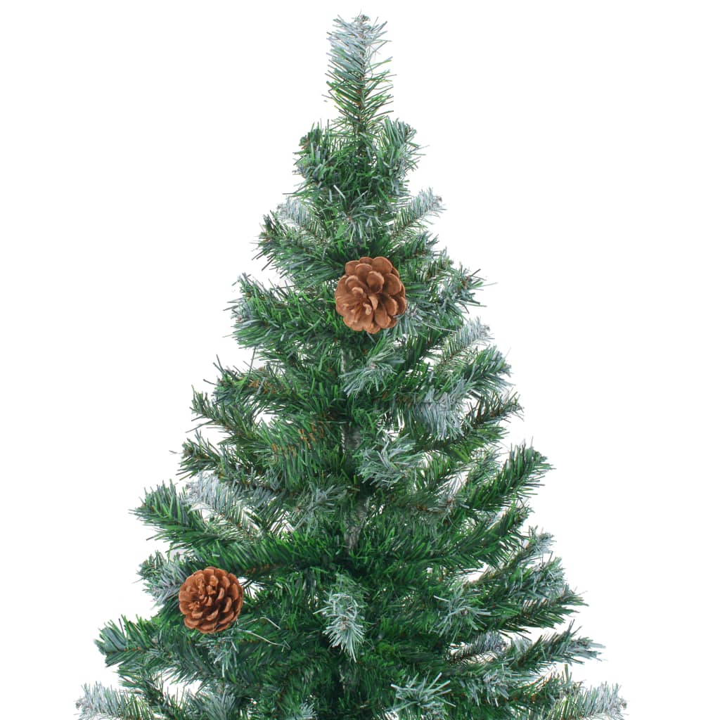 Árvore de natal artificial com pinhas 180 cm
