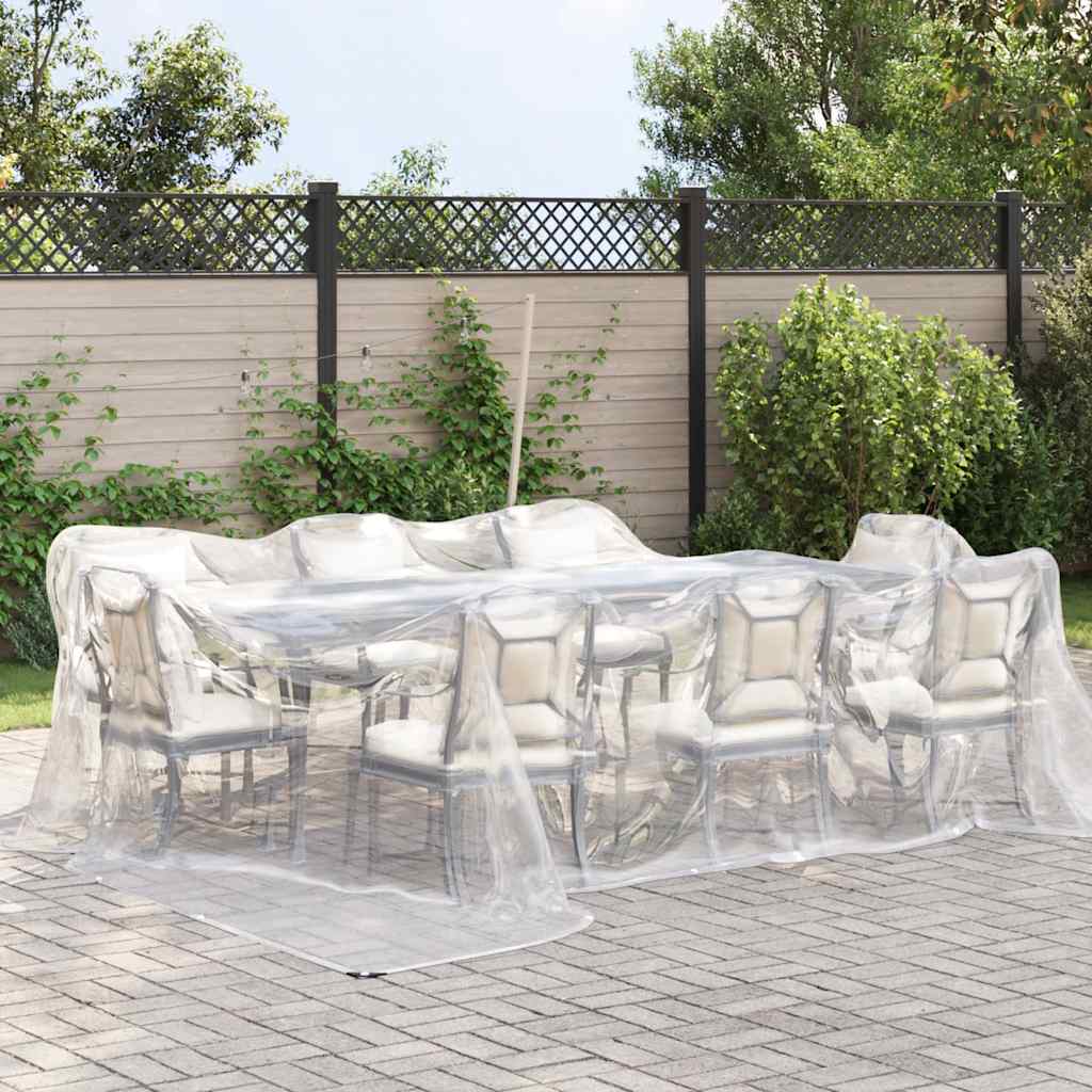 Encerado transparente com ilhós 1x2 m polietileno
