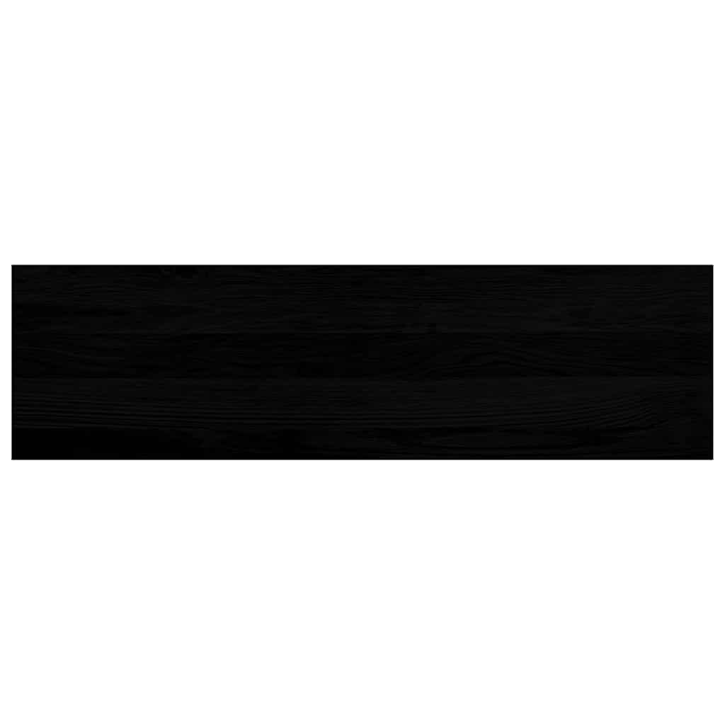 Tapetes de escada 4 pcs 90x25x2 cm carvalho castanho-preto