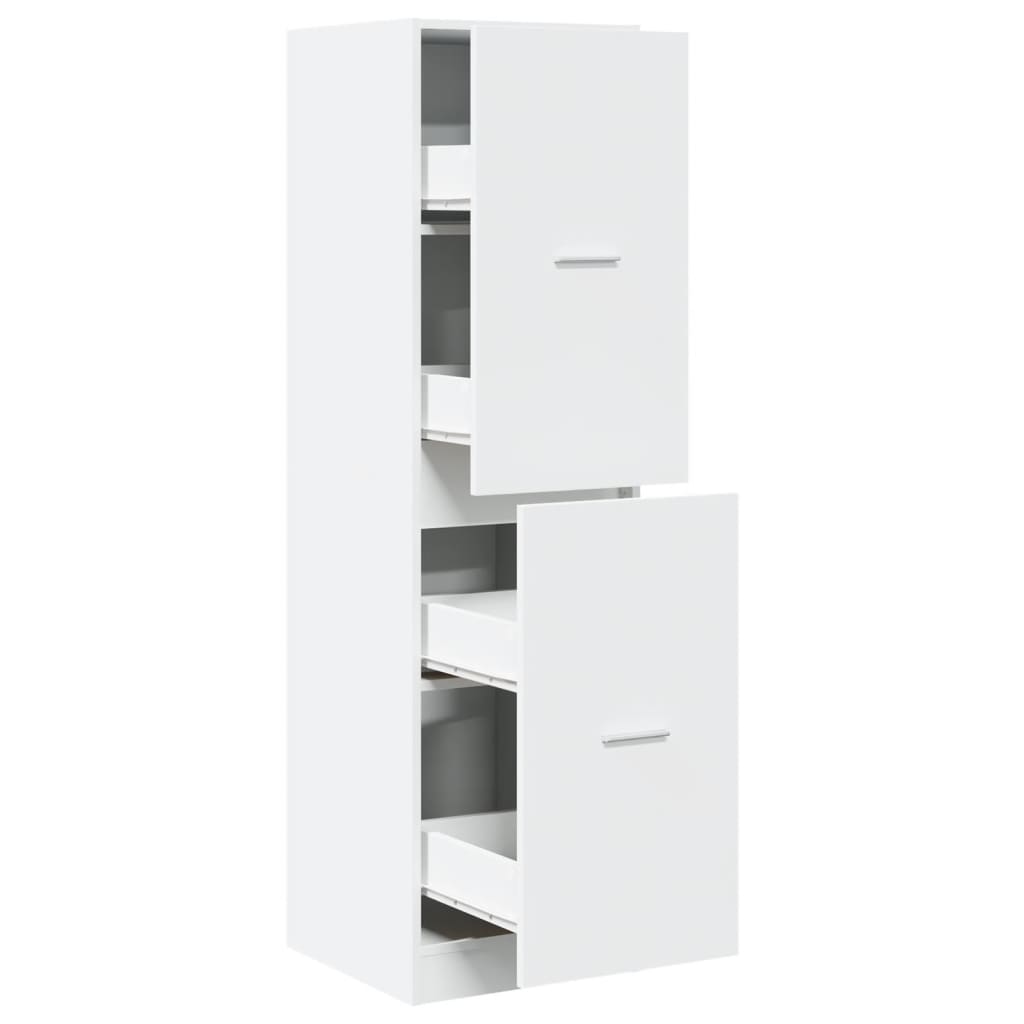 Armário boticário 40x41x144,5 cm derivados de madeira branco