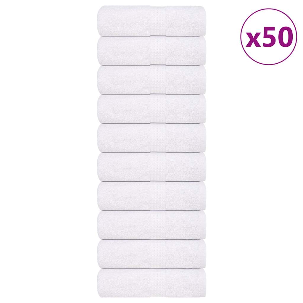 Toalhas de bidé frogn 50 pcs 30x50 cm 360 g/m² branco