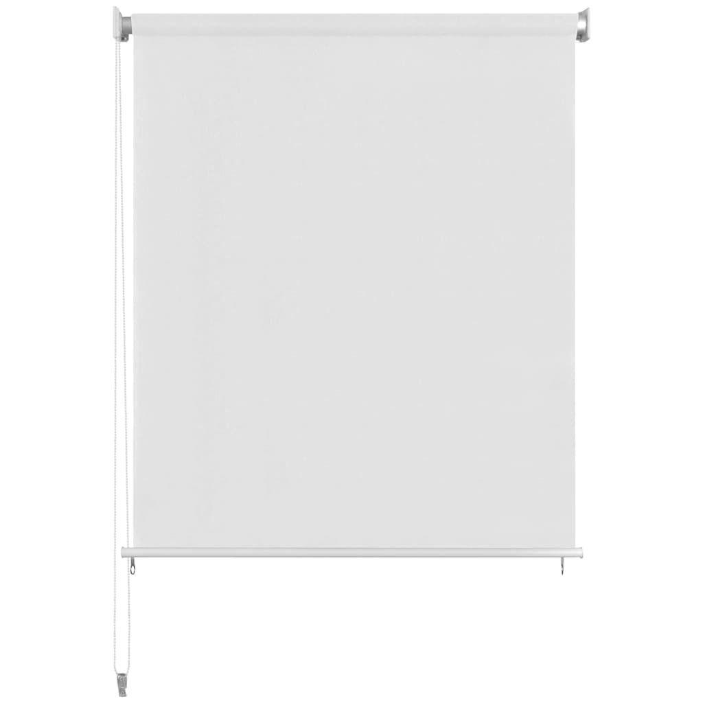 Estore de rolo para exterior 185 (l) x 230 (a) cm branco