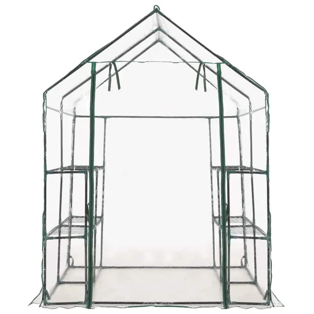Estufa com 8 prateleiras 143x143x195 cm