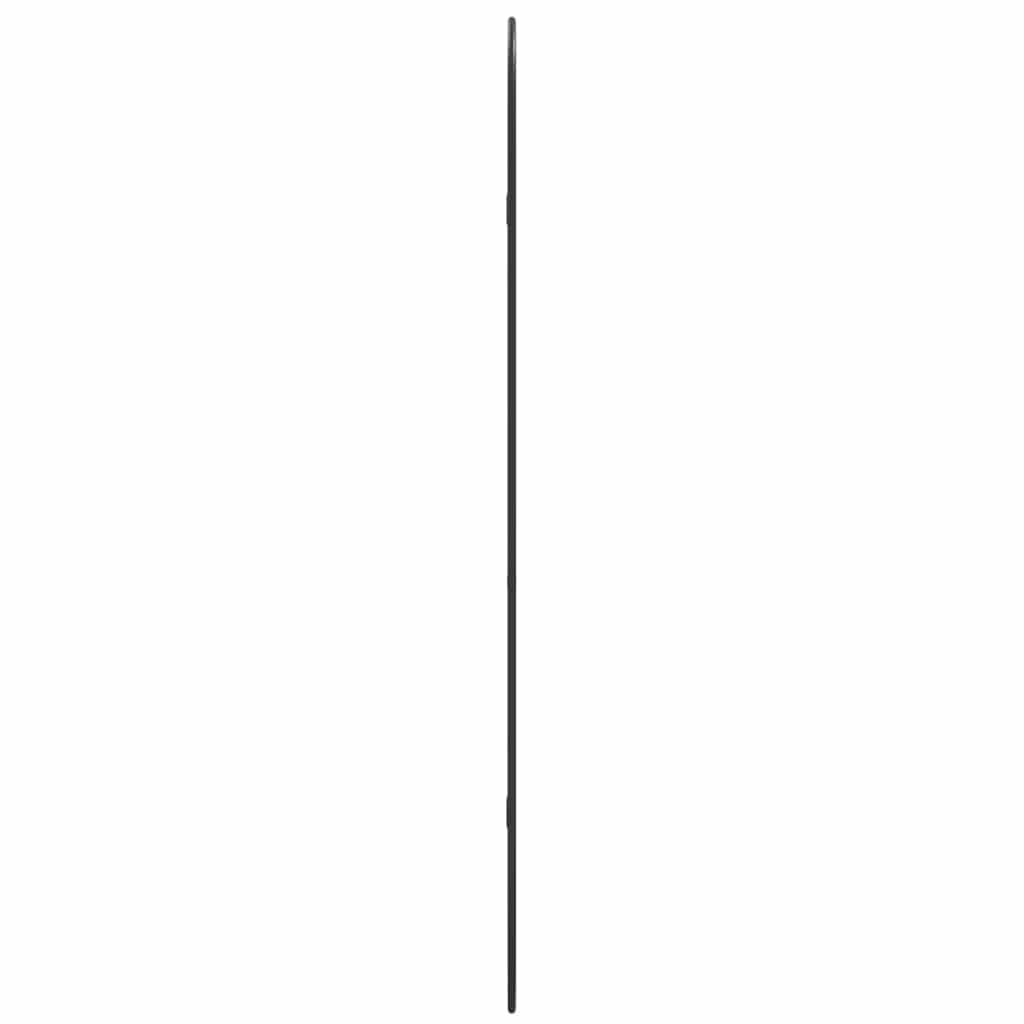 Espelho de parede 100x45 cm oval preto
