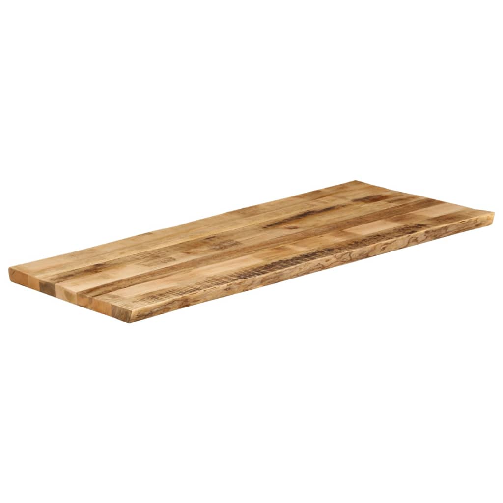 Tampo de mesa c/borda viva 140x60x3,8cm mangueira áspera maciça