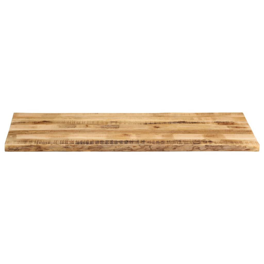 Tampo de mesa c/borda viva 140x60x3,8cm mangueira áspera maciça