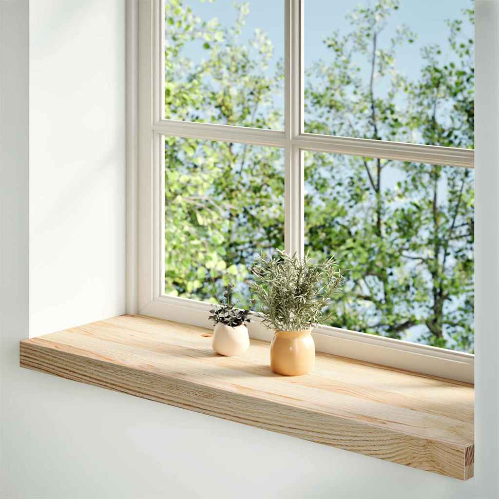 Soleiras da janela 2 pcs 90x30x2 cm carvalho maciço não tratado