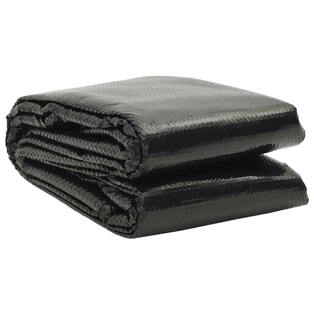 Cobertura retangular para piscina 1000x600 cm PE preto