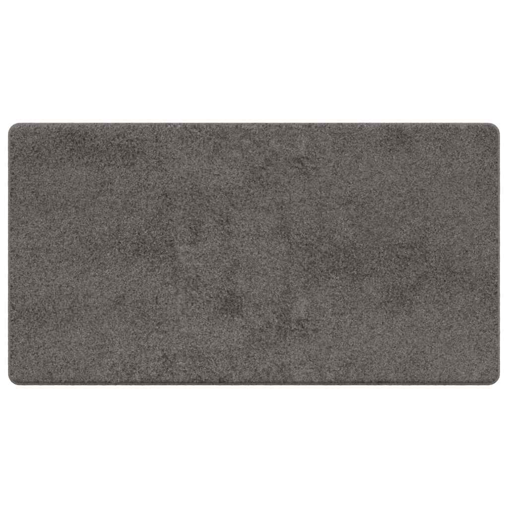 Runner de carpete cinzeto 80 x 150 cm 100% polipropileno tuft