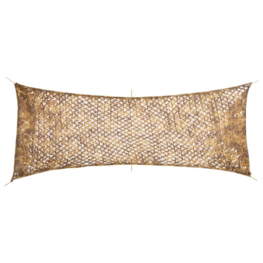Rede de camuflagem com saco de arrumação 525x205 cm areia