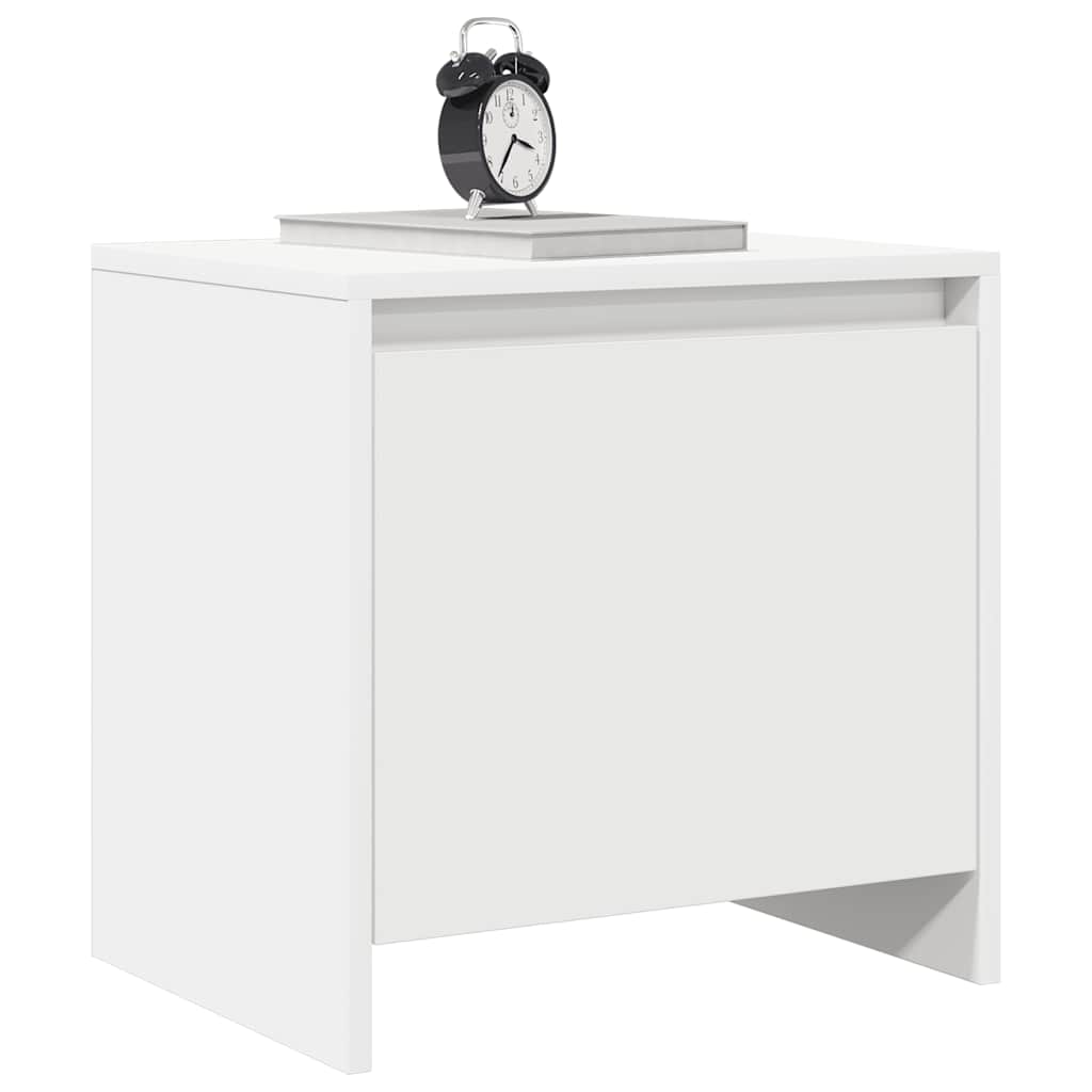 Mesa de cabeceira 2 pcs derivados de madeira cinza cimento
