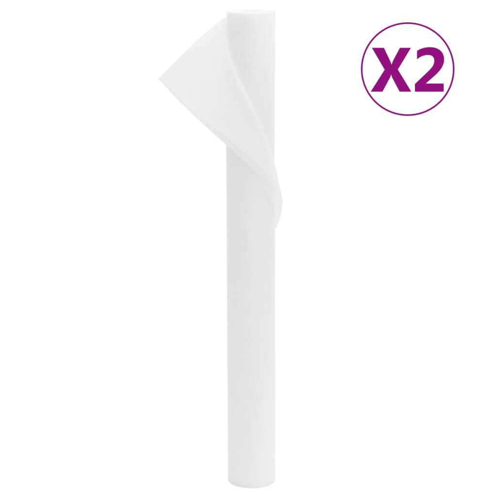 Coberturas para plantas 2 rolos 70 g/m² 10x1,6 m