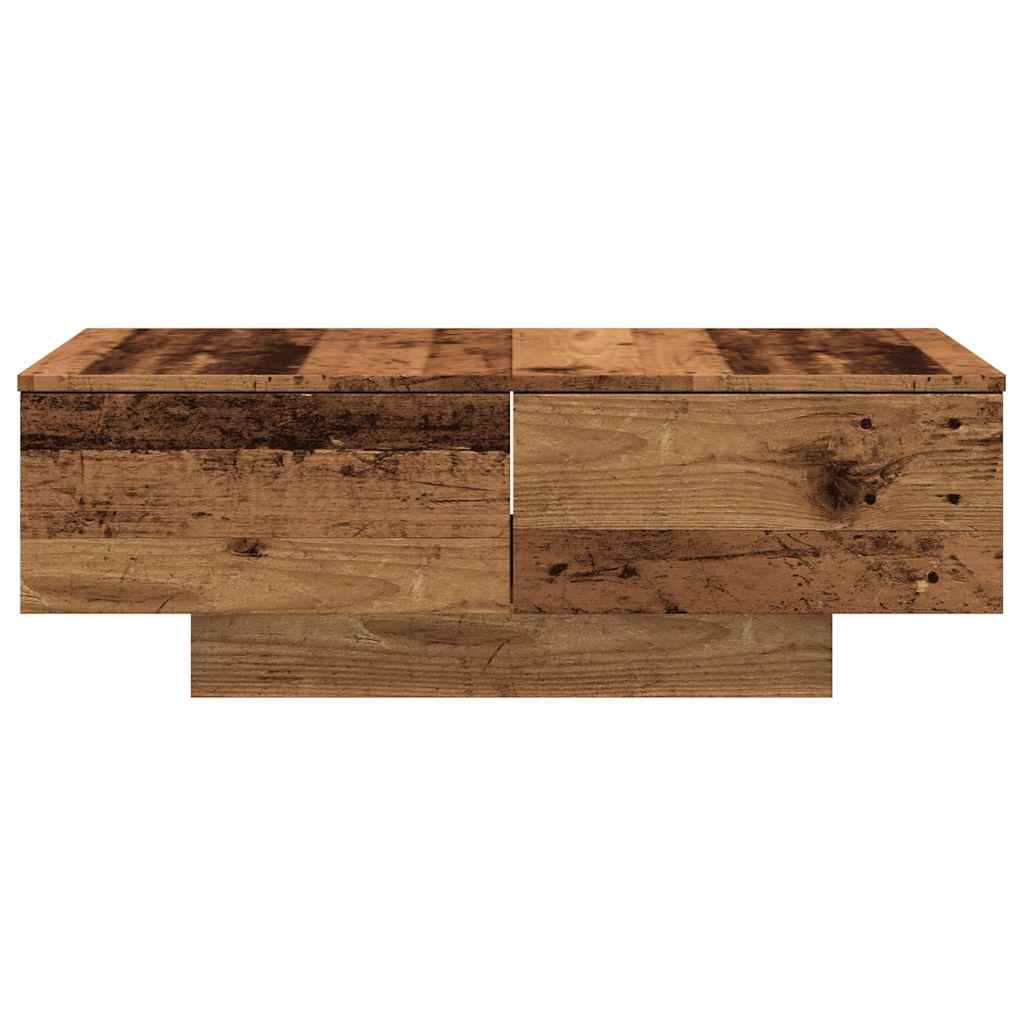 Mesa de centro 90x60x31 cm derivados de madeira madeira velha