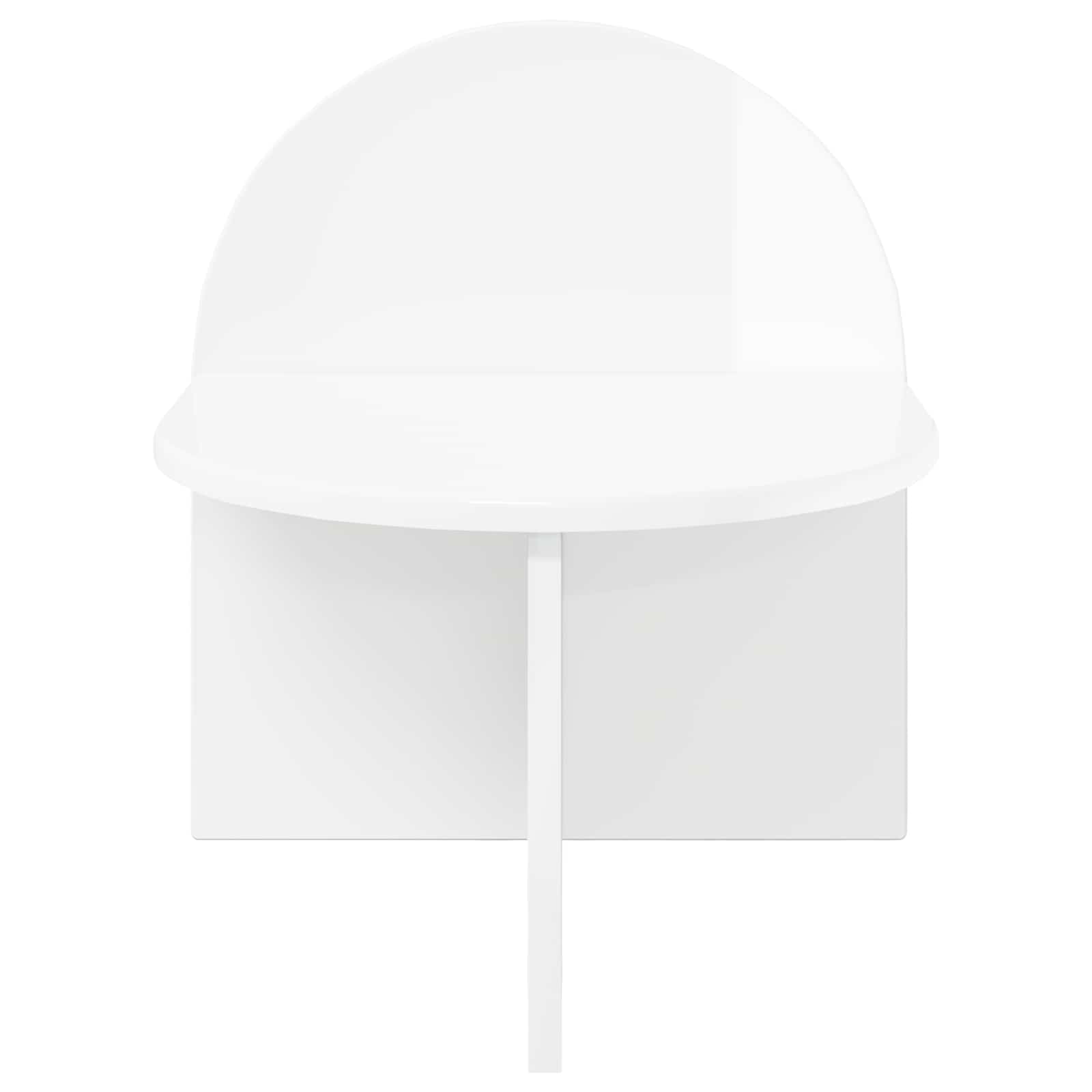 Mesa-de-cabeceira branco brilhante 40 x 35,5 x 45,5 cm