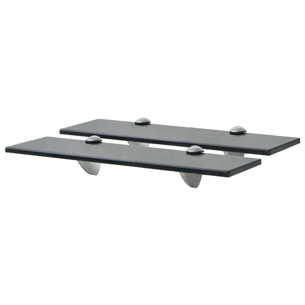 Prateleiras flutuantes 2 pcs vidro 40x20 cm 8 mm