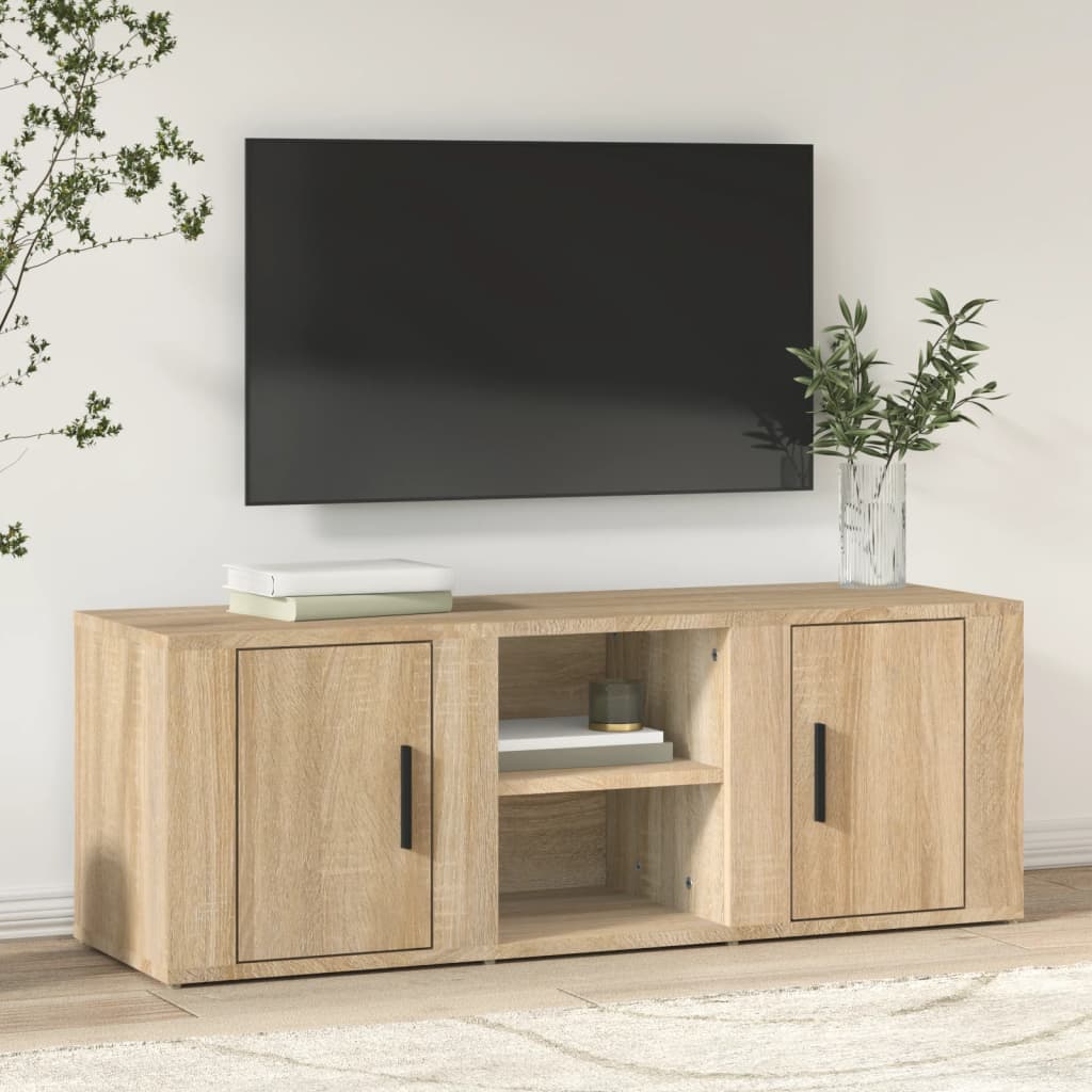 Móvel p/ TV 100x31,5x35 cm derivados de madeira carvalho sonoma