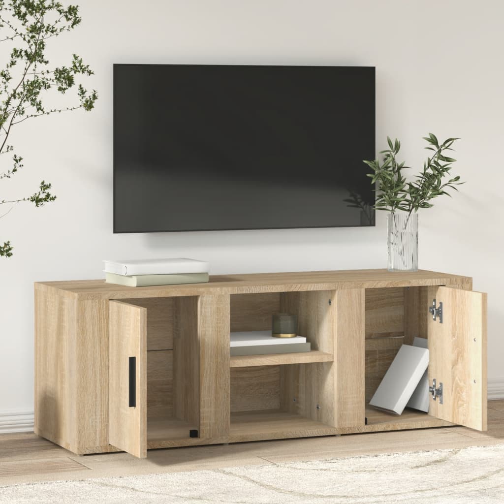 Móvel p/ TV 100x31,5x35 cm derivados de madeira carvalho sonoma