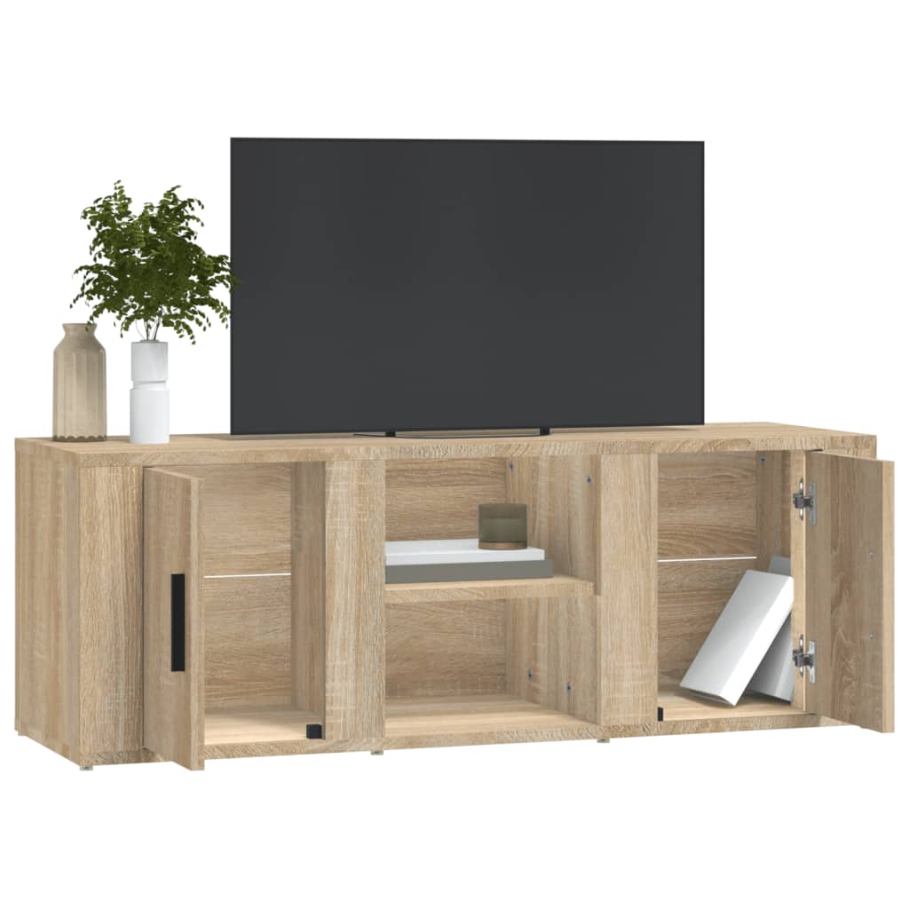 Móvel p/ TV 100x31,5x35 cm derivados de madeira carvalho sonoma