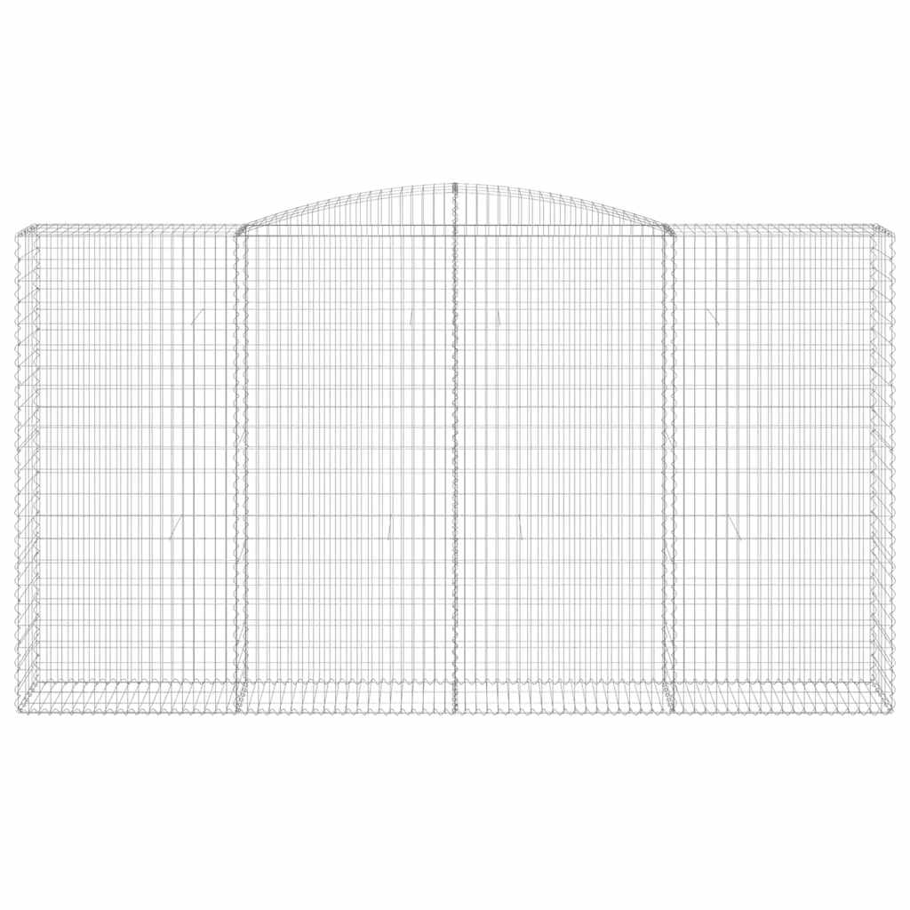 Cestos gabião arqueados 5pcs 400x50x220/240cm ferro galvanizado