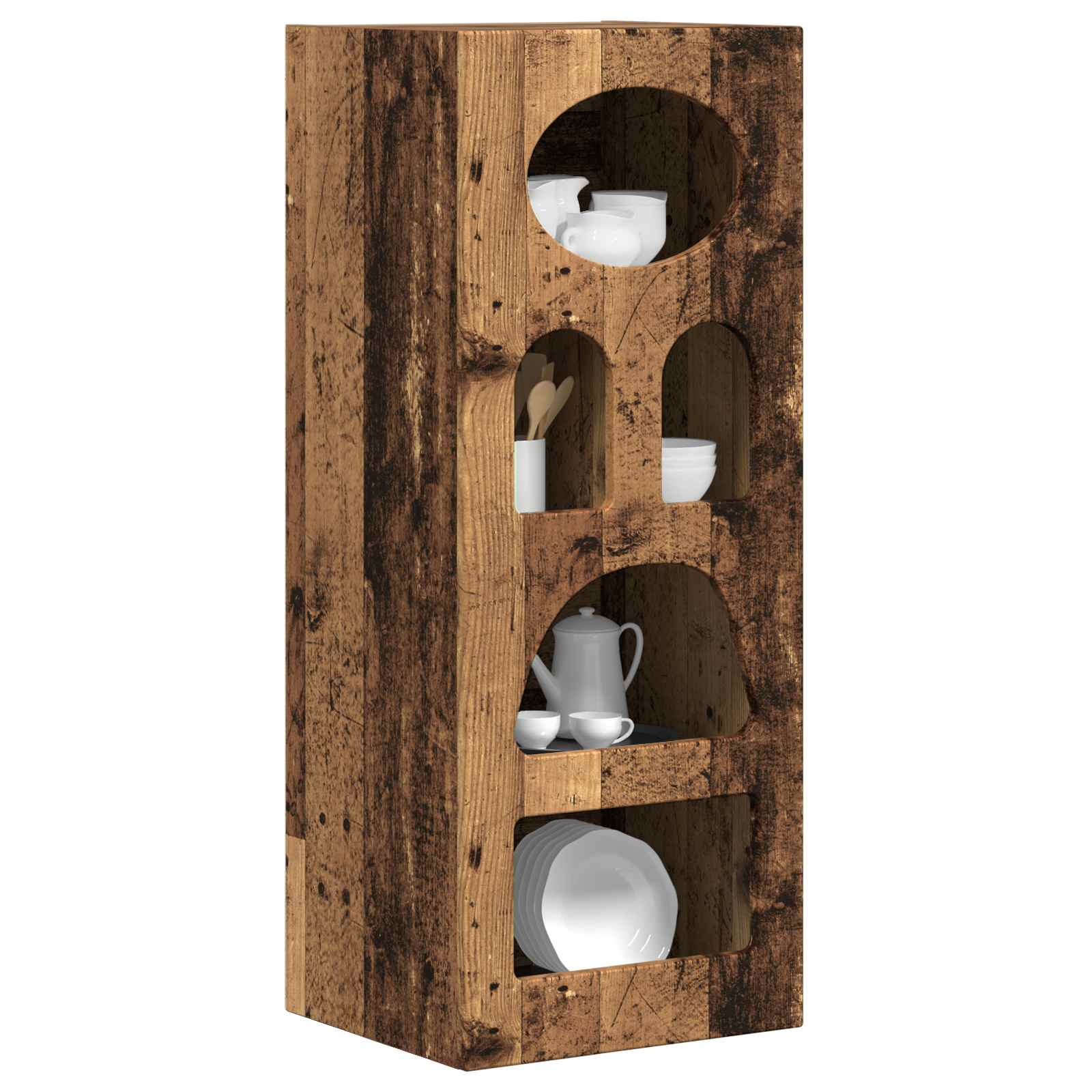 Buffet elst madeira antiga 40 x 35 x 100,5 cm