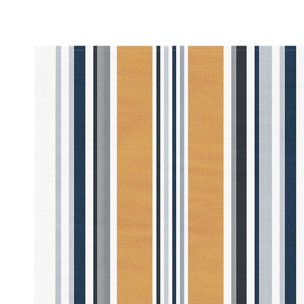 Tecido de substituição para toldo laranja e azul 400x300 cm poliéster